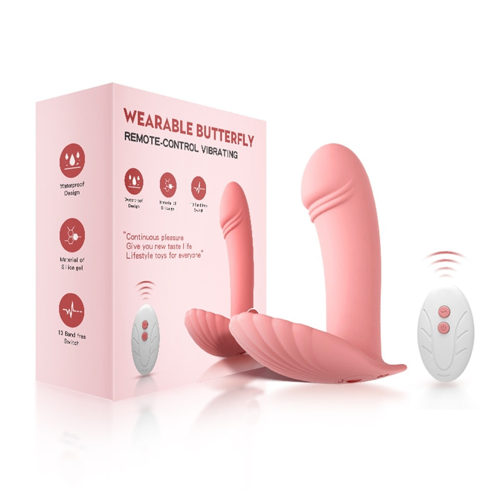 Wearable Dildo with G Spot and Clitoris Stimulator